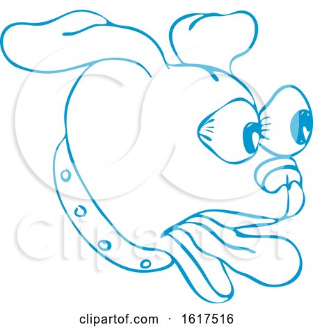 450x470 Labrador Eyes Popping Off Drawing