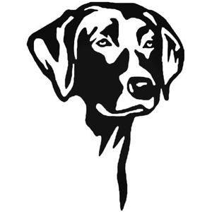 300x300 Labrador Retriever Pet Dog Lover Vinyl Decal Wall Decal Room Phone