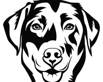 Labrador Line Drawing | Free download on ClipArtMag