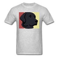 190x190 Labrador Retriever, Dog, Comic, Drawing Men's T Shirt Spreadshirt