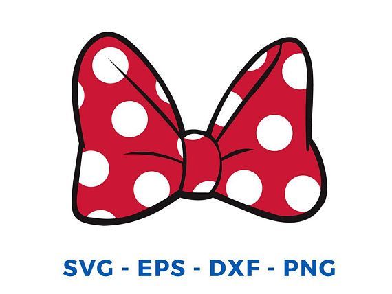 570x428 Minnie Mouse Bow Dxf Png Vector Cricut Design