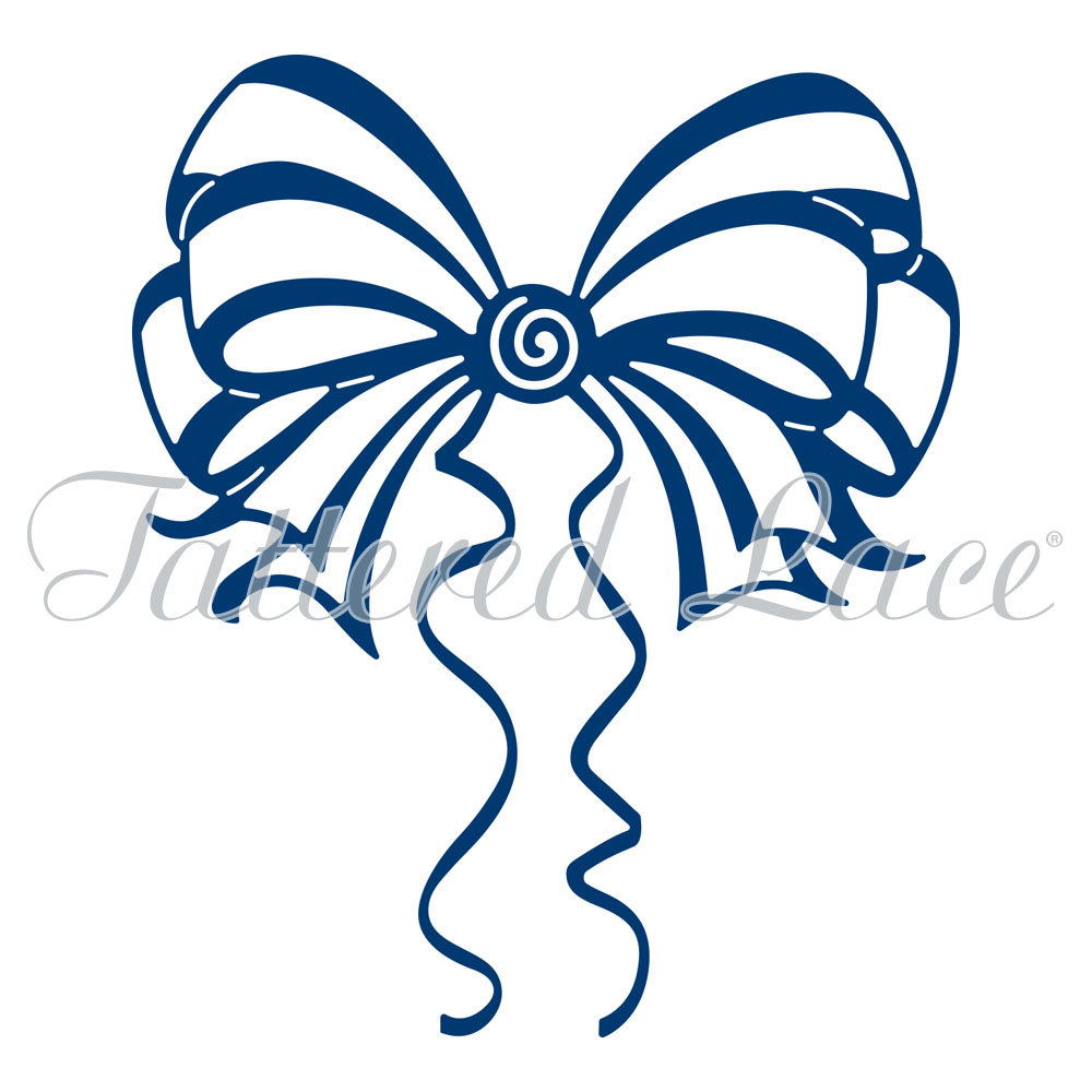 1000x1000 Tattered Lace Christmas Bow Die Devoted Crafts