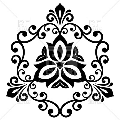 400x400 Elegant Damask Lace Vector Image Of Backgrounds, Textures