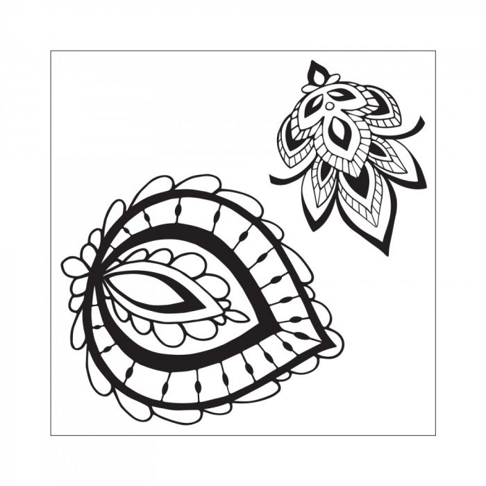 700x700 Lace Flower Framelits Dies W Stamps