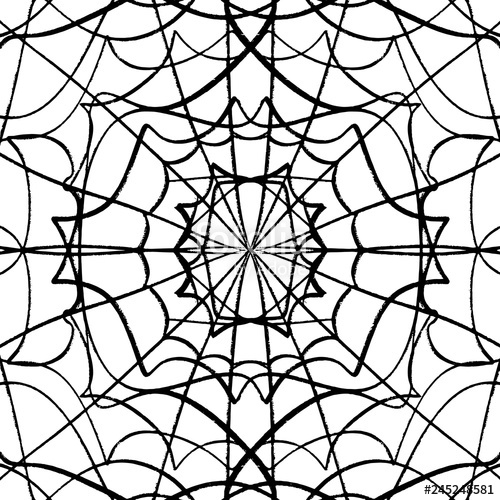 500x500 Lace Web Outline Pattern Hand Drawn Scribble Sketch Line Object