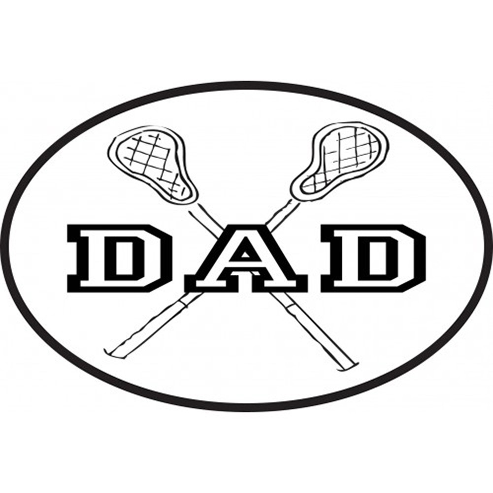 1001x1001 Lacrosse Dad Decal
