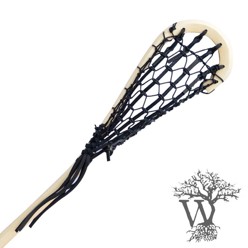 800x800 Wooden Box Lacrosse Stick, Native Indian Traditional Stick, Strung