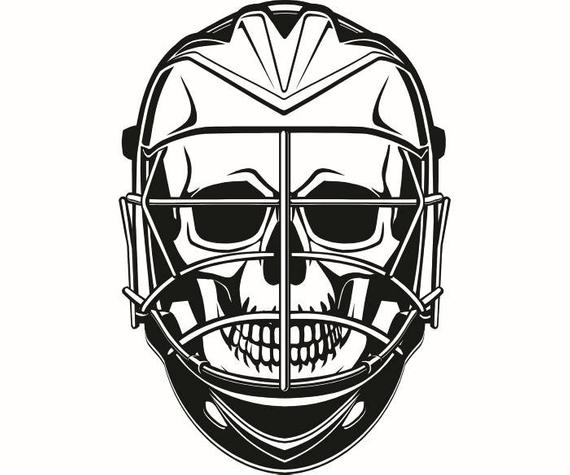 570x475 Lacrosse Helmet Skull Equipment Field Sports Game Shoes Etsy