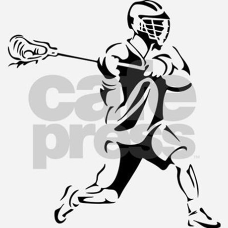 460x460 Lacrosse Player Action Balloon