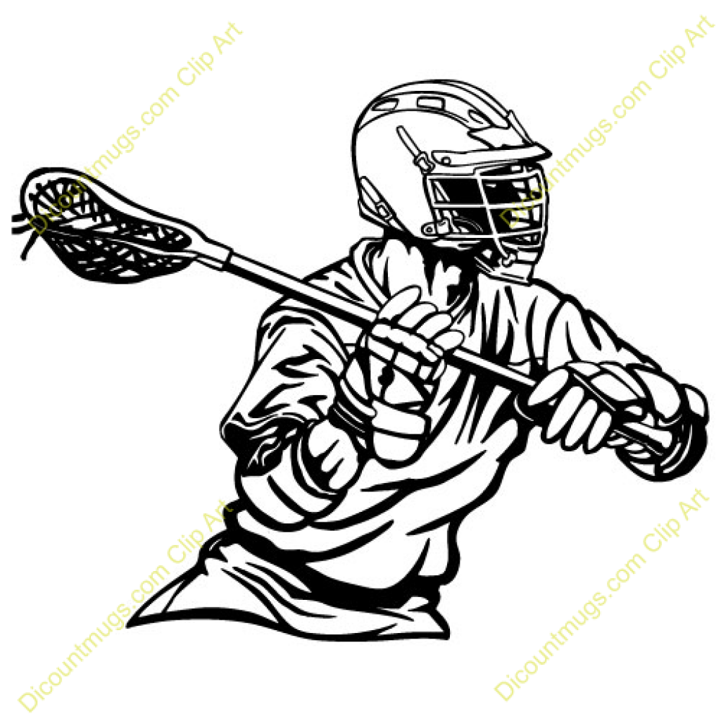 1024x1024 Lacrosse Player Clipart
