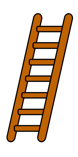 250x500 Drawing A Cartoon Ladder