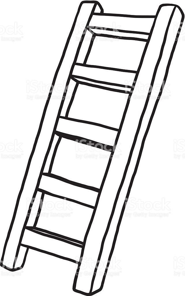 642x1024 Holzleiter Clipart Clipart Station