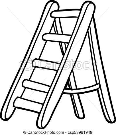 407x470 Cartoon Ladder