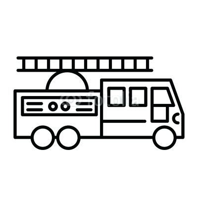 400x400 Fire Truck Outline Fire Truck Silhouette Clip Art Passenger