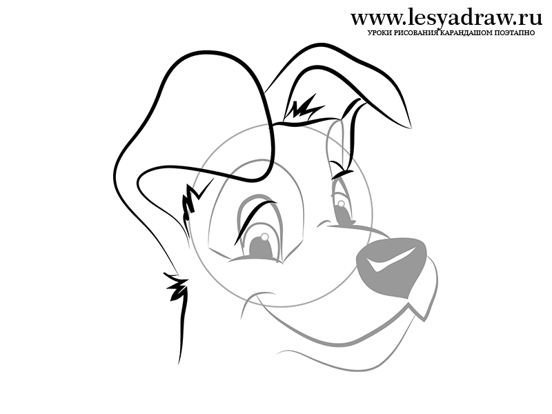 800x600 How To Draw The Lady And The Tramp With A Pencil Step