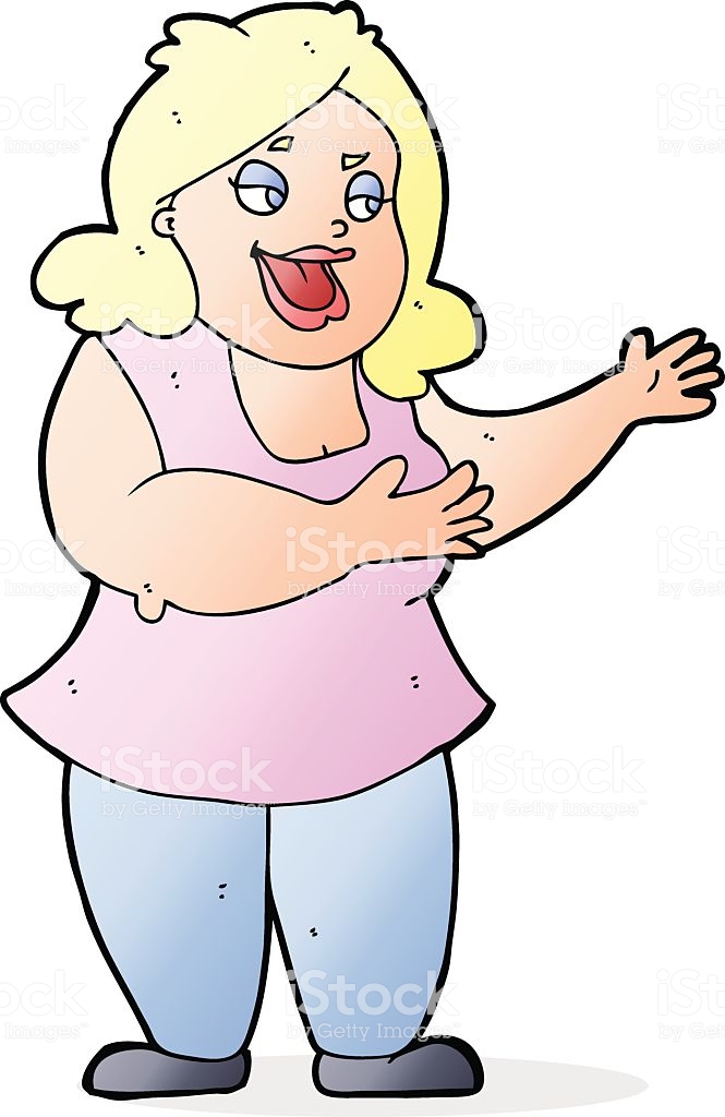 665x1024 Huge Collection Of 'fat Lady Drawing' Download More Than