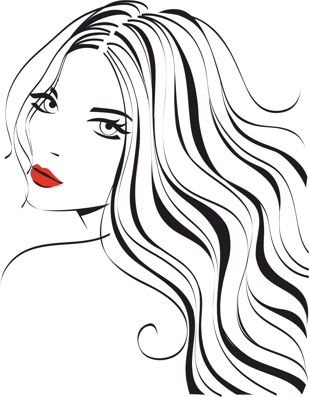 1247x1600 Cliparts For Free Download Beauty Clipart Fashion Lady Face