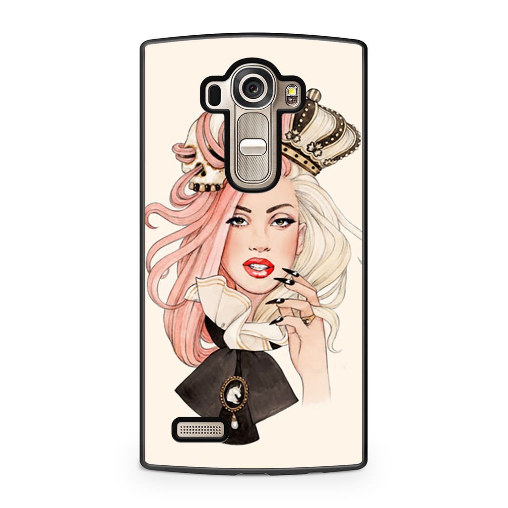 1024x1024 Lady Gaga Drawing Helen Green Lg Case Case Persona