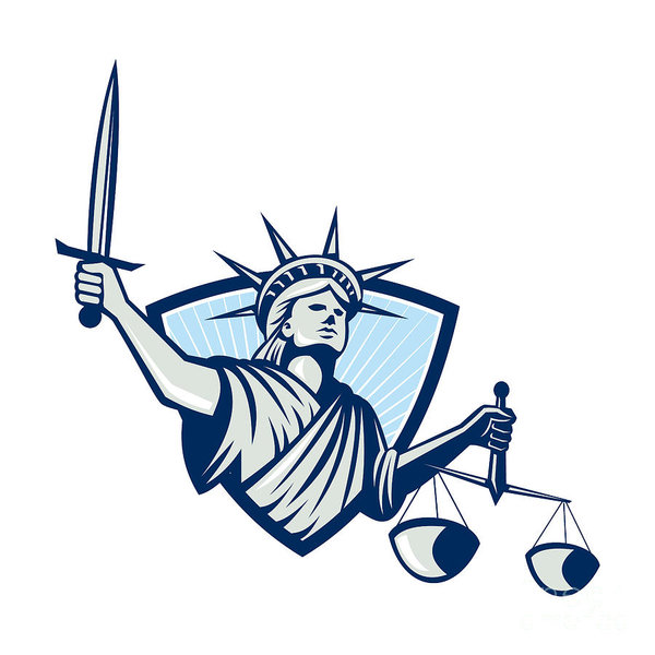 600x600 Lady Justice Art Fine Art America