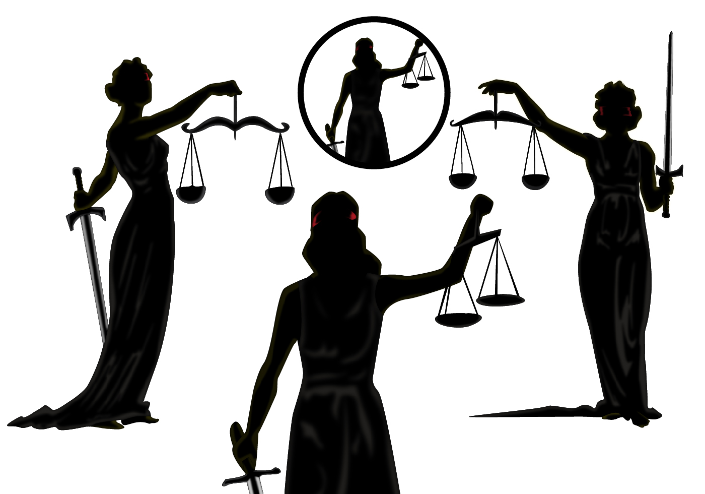 1400x980 Lady Justice Vectors