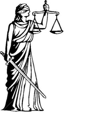 384x400 Lady Justice Clip Art