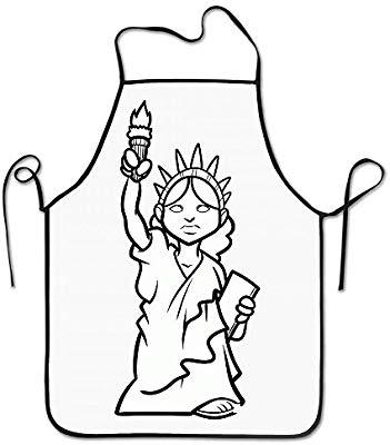 351x400 Statue Of Liberty Pencil Drawing Painting Cool Apron