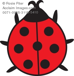 293x300 Red Ladybug Cartoon Drawing Royalty Free Clip Art Picture