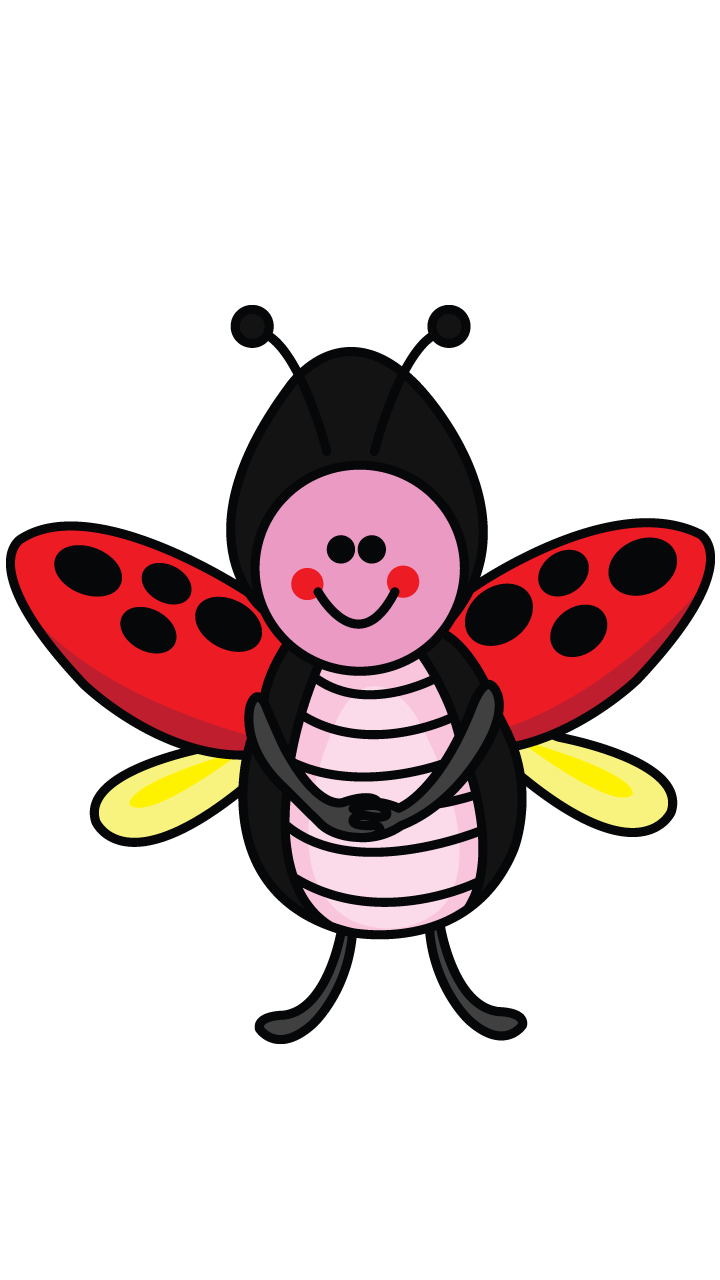 720x1280 How To Draw A Ladybug, Easy Step