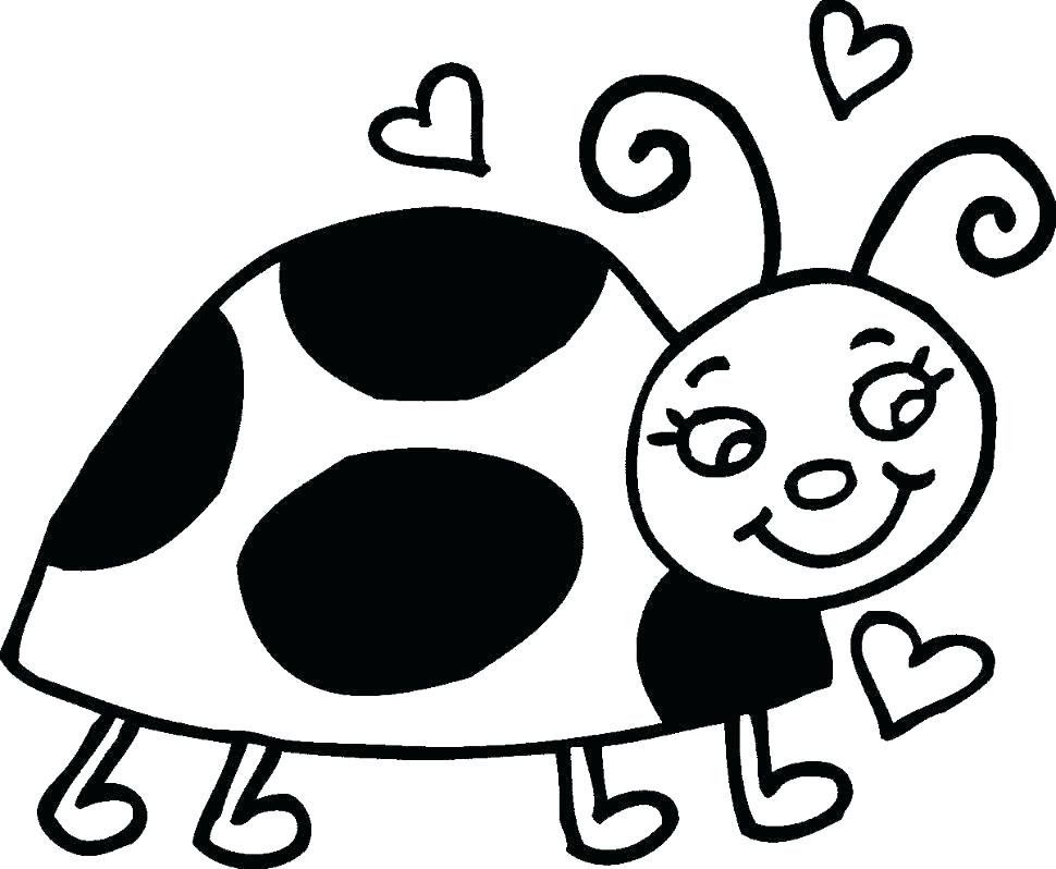 970x798 Ladybug Coloring Pages For Kids Letter Carrier New L Colouring