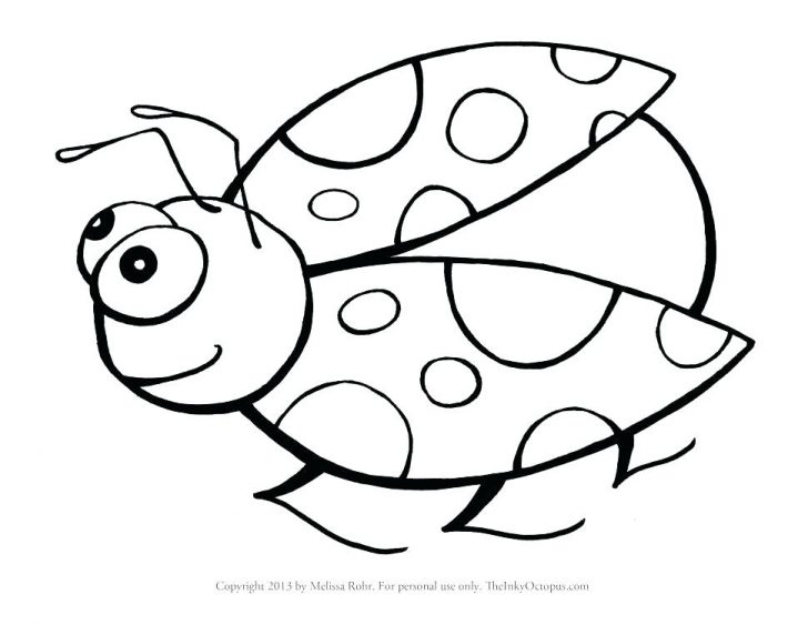728x563 Cartoon Pictures Of Ladybugs Coloring Pages Printable Mandala