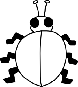270x300 Drawing Ladybug Outline, Picture