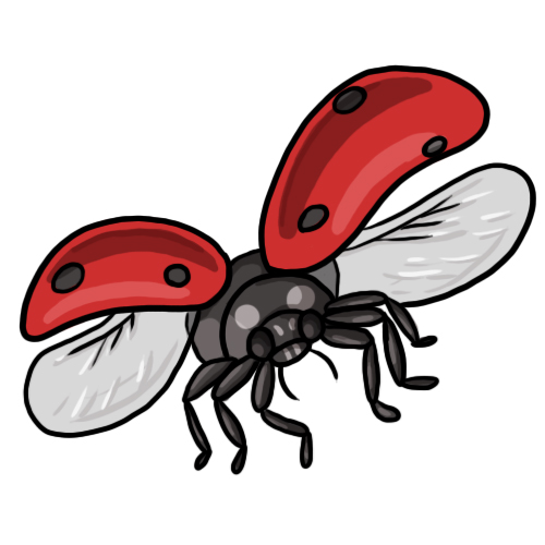 500x500 Free Ladybug Clip Art Drawings And Colorful Images