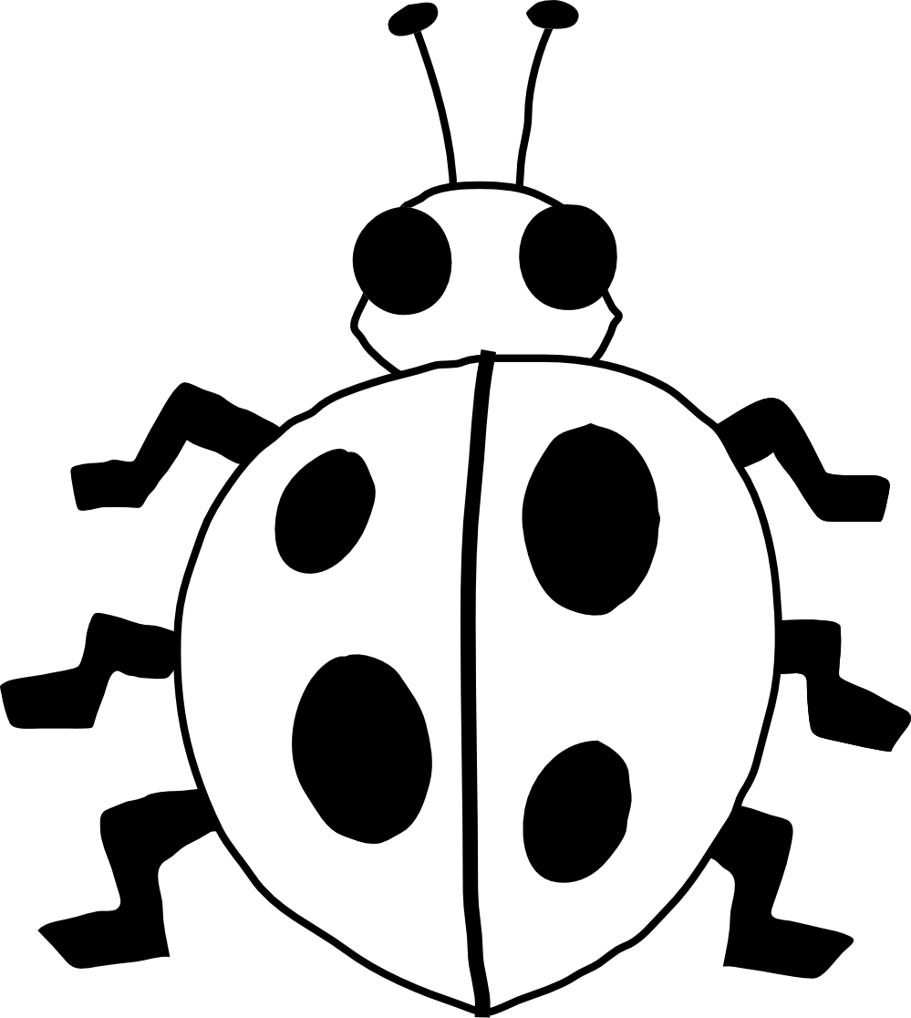 Ladybug Line Drawing