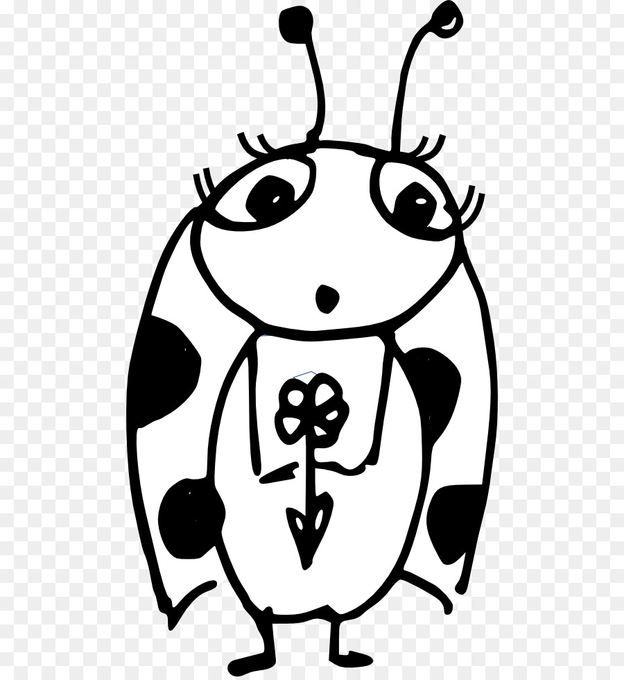 900x980 Collection Of Free Ladybugs Clipart Line Art Bean Clipart