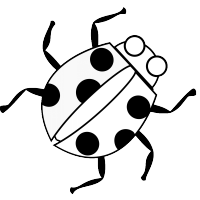 200x200 Ladybug Tattoo Designs