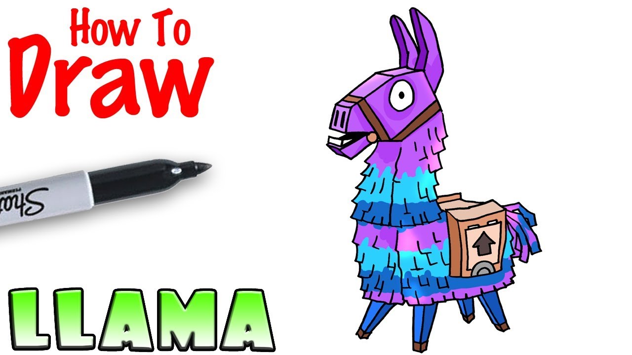 1280x720 How To Draw The Llama Fortnite