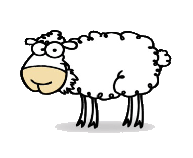 382x313 Drawing Sheep Little Lamb, Picture