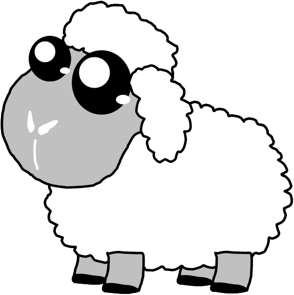 574x576 Drawing Sheep Line Transparent Png Clipart Free Download