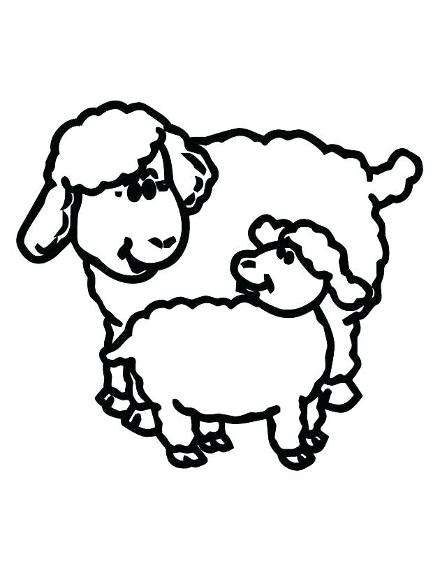 630x810 Sheep Outline