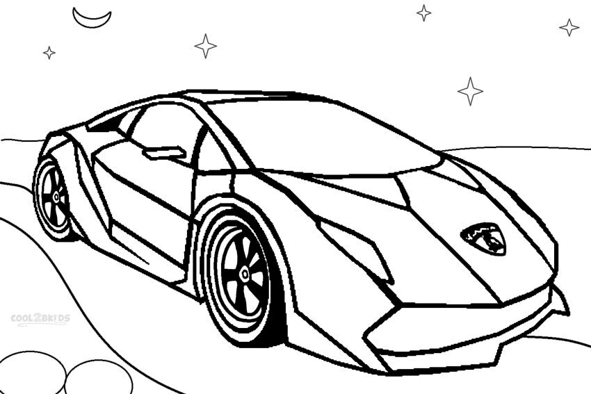 850x567 Gloriously Lamborghini Coloring