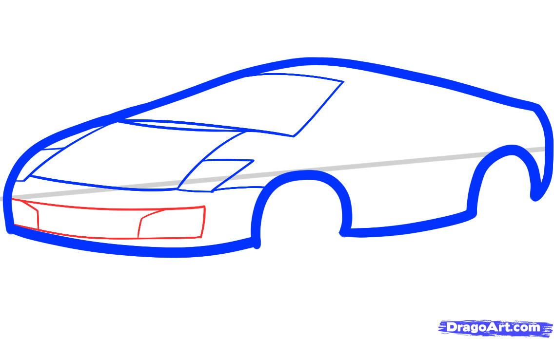 1136x696 how to draw lamborghini aventador step