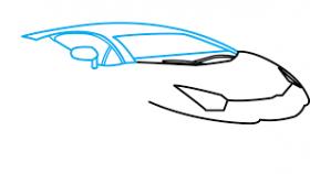 280x158 lamborghini aventador outline lamborghini super car