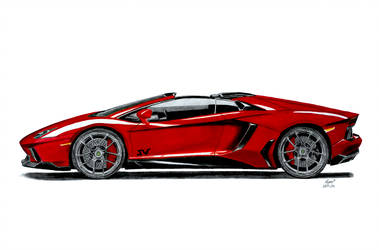 Lamborghini Aventador J Drawing | Free download on ClipArtMag