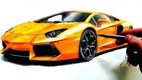 280x158 how to draw lamborghini gallardo step