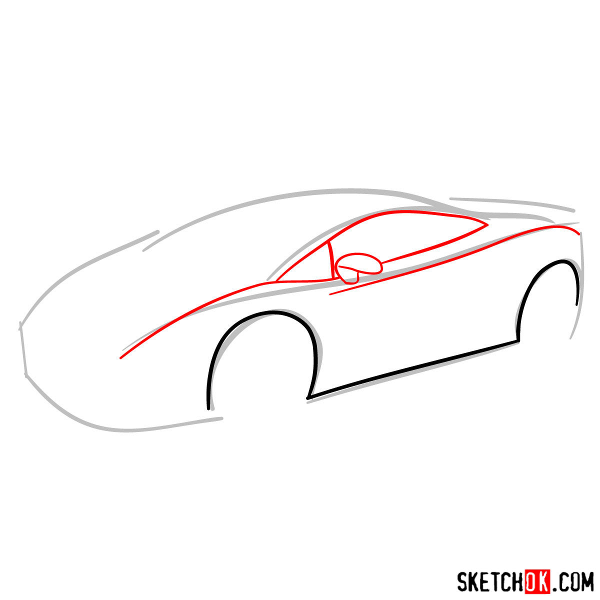 1200x1200 How To Draw Lamborghini Gallardo