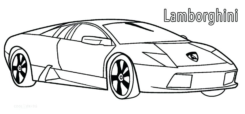 850x397 Lamborghini Coloring