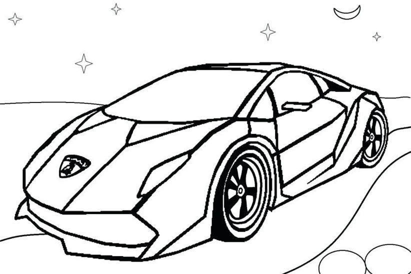 822x548 Lamborghini Coloring Pages Printable Characters Cars Bell