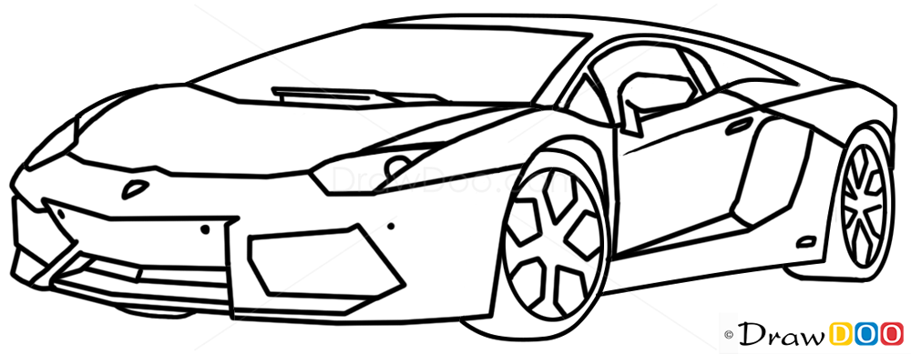 1000x389 How To Draw A Lamborghini
