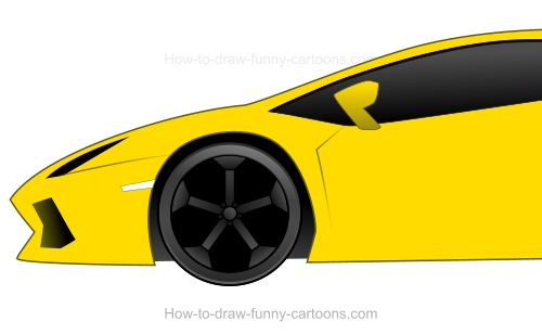 500x308 How To Draw A Lamborghini