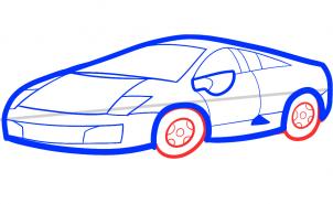 302x185 How To Draw How To Draw A Lamborghini For Kids